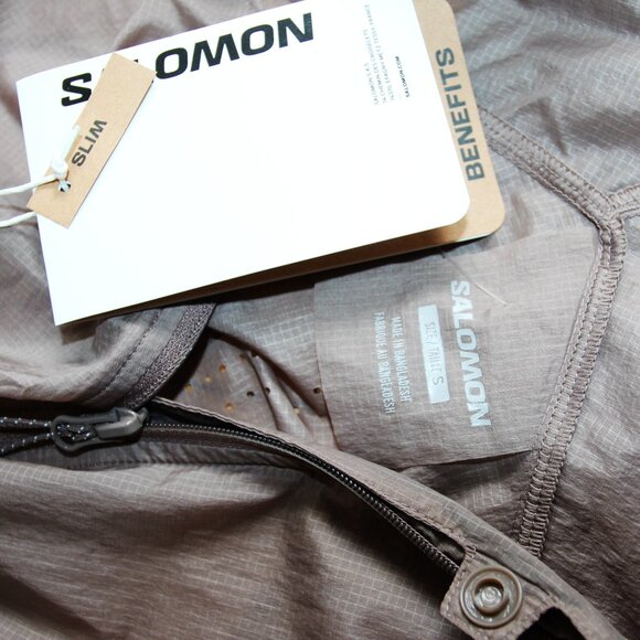 BNWT SS25 SALOMON SENSE AERO WIND JACKET S - Picture 9 of 14